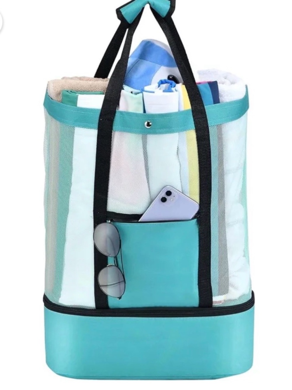 BEACH BAG w/COOLER COMPARTMENT KETTION w/HANDLES NWOT